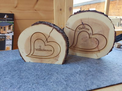 Baumscheibe Graviert